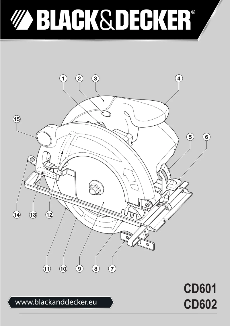 Imagen de la primera página del manual del dispositivo CD601