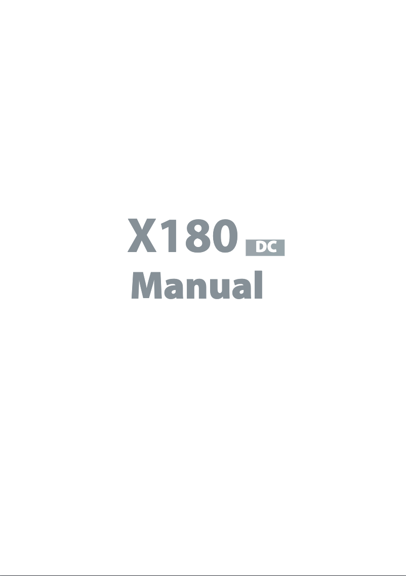 Imagen de la primera página del manual del dispositivo iMaxRC X180