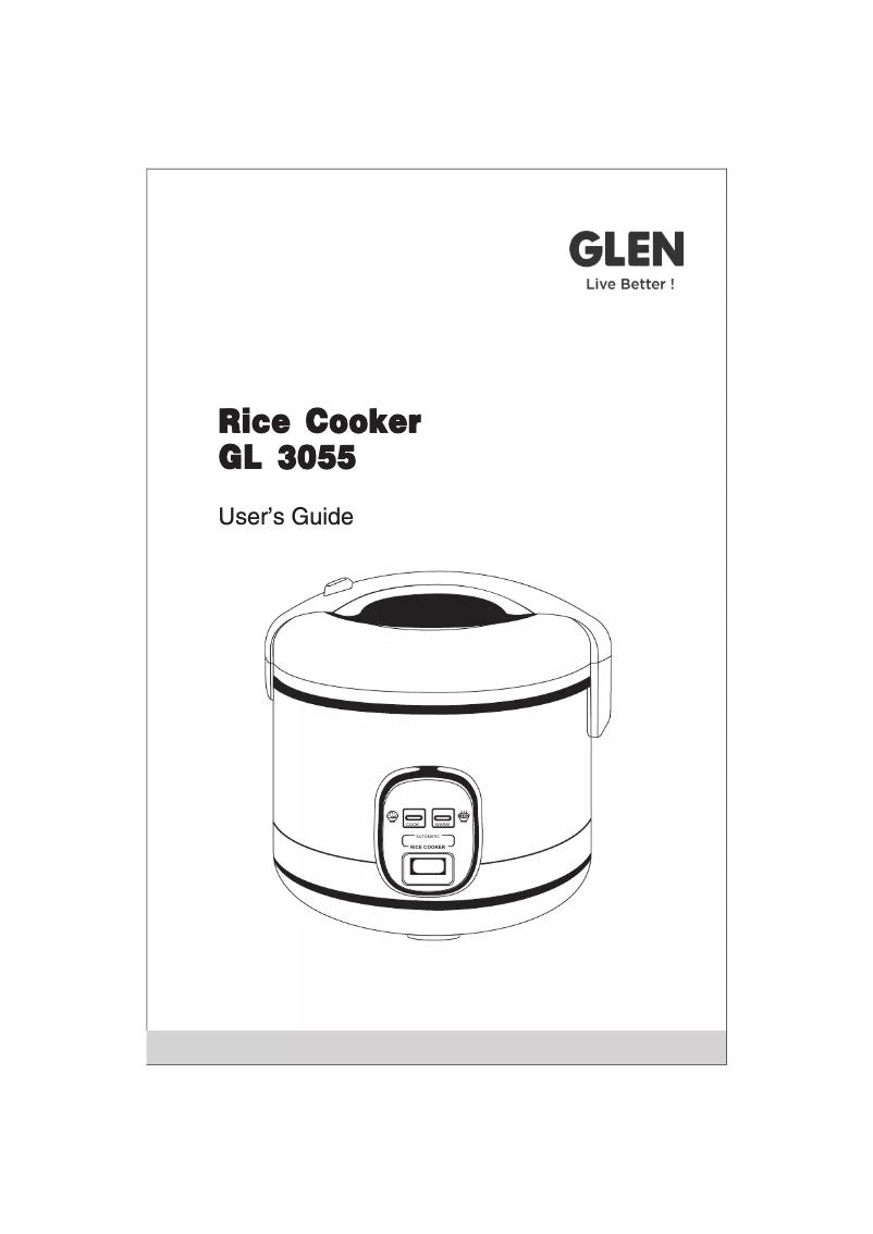 Imagen de la primera página del manual del dispositivo GL 3055