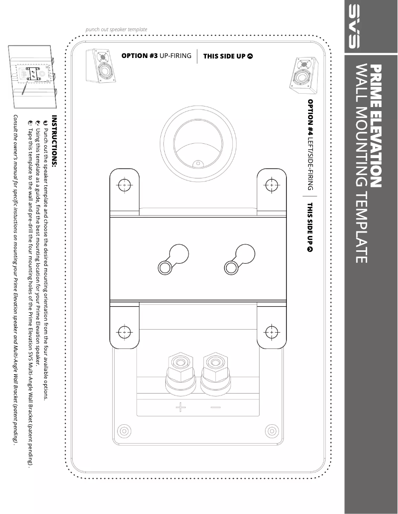 Página nº 1 - Instrucciones / montaje SVS Prime Elevation