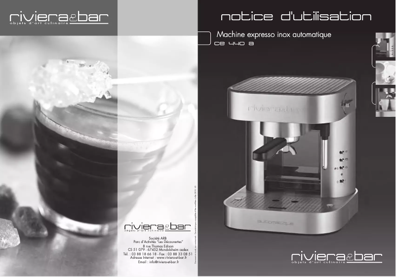 Imagen de la primera página del manual del dispositivo CE 440 A