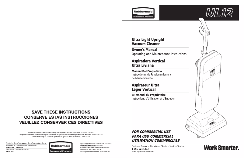 Imagen de la primera página del manual del dispositivo UL12