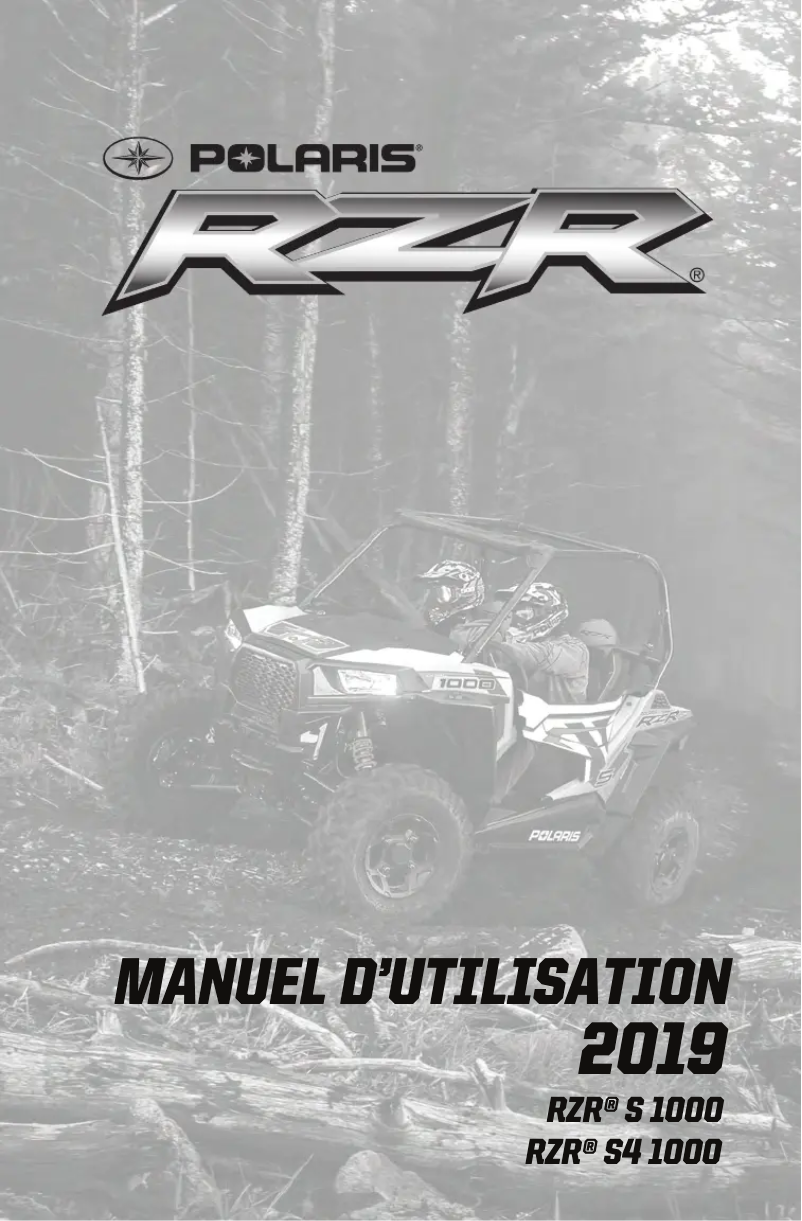 Imagen de la primera página del manual del dispositivo RZR S4 1000 (2019)
