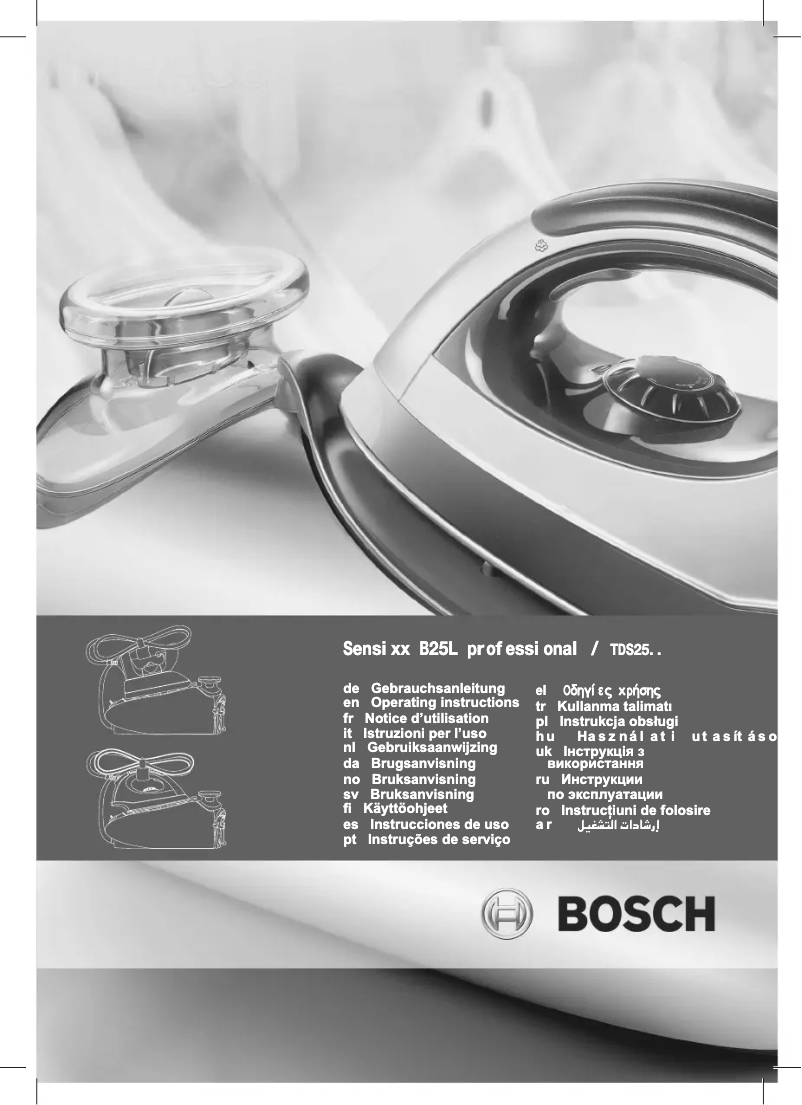 Página 1 del manual Manual de usuario Bosch Sensixx B25L professional TDS25PRO2