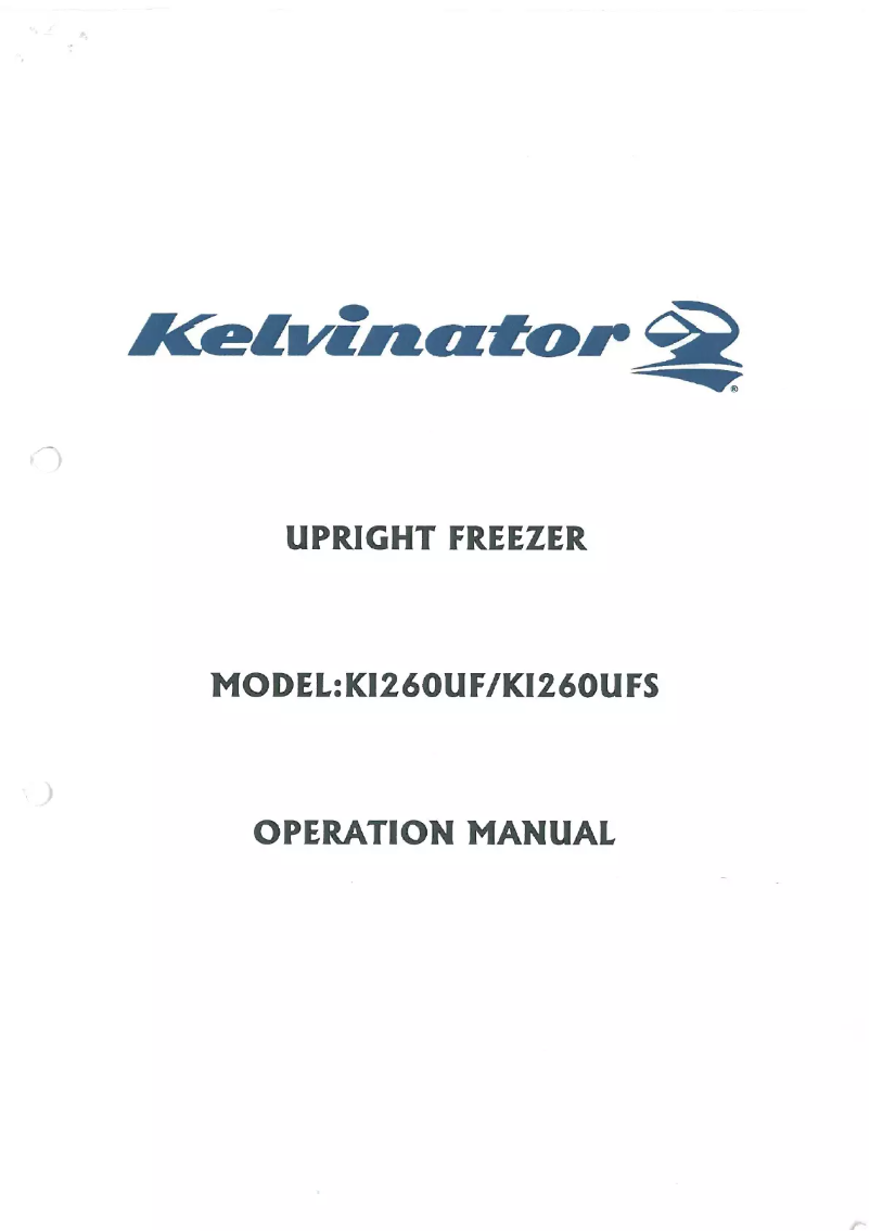 Página 1 del manual Manual de usuario Kelvinator KI260UFS