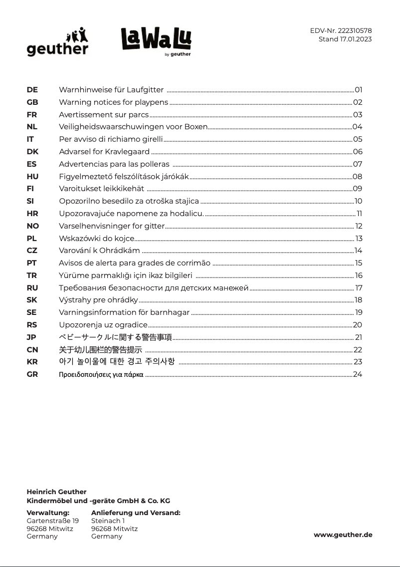 Imagen de la primera página del manual del dispositivo Belami Plus 2231+