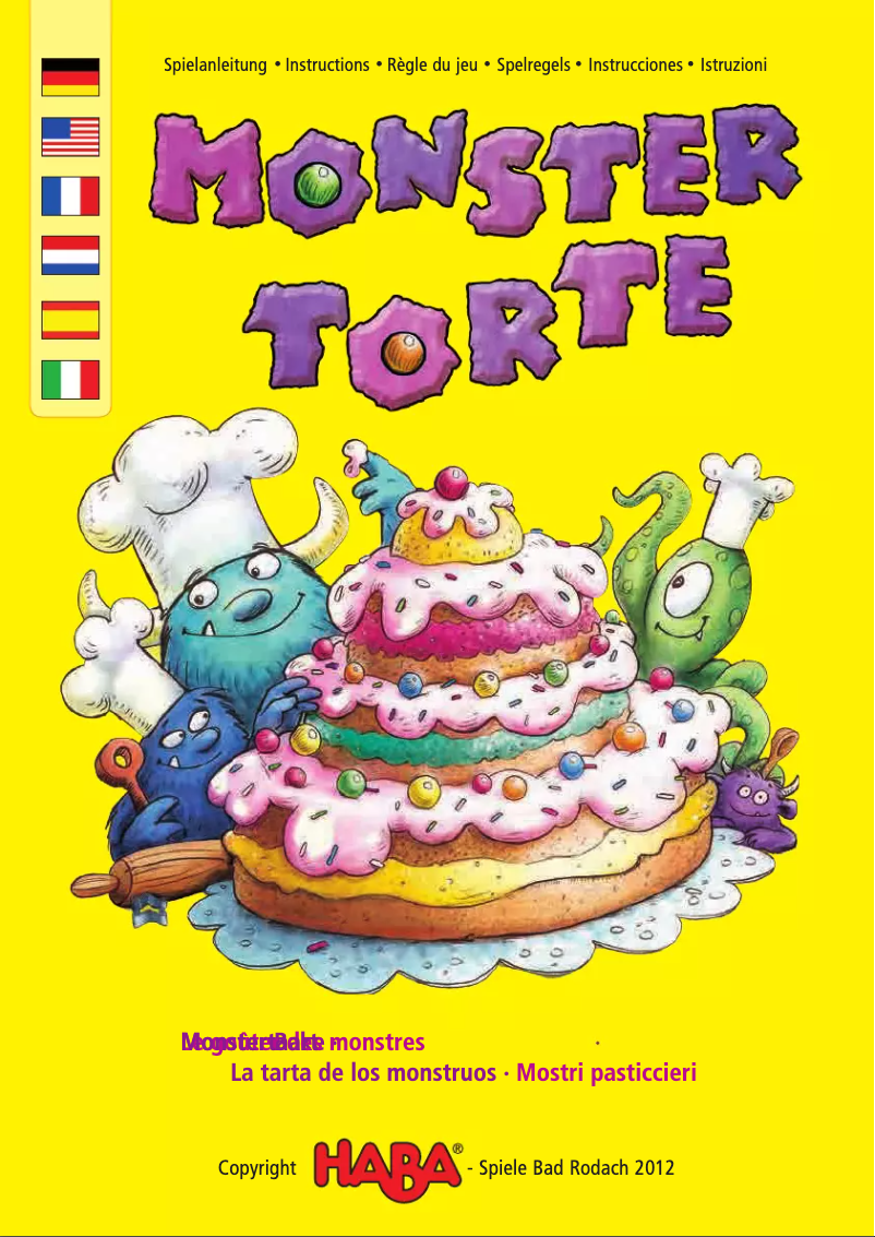 Página 1 del manual Manual de usuario HABA Monstertorte