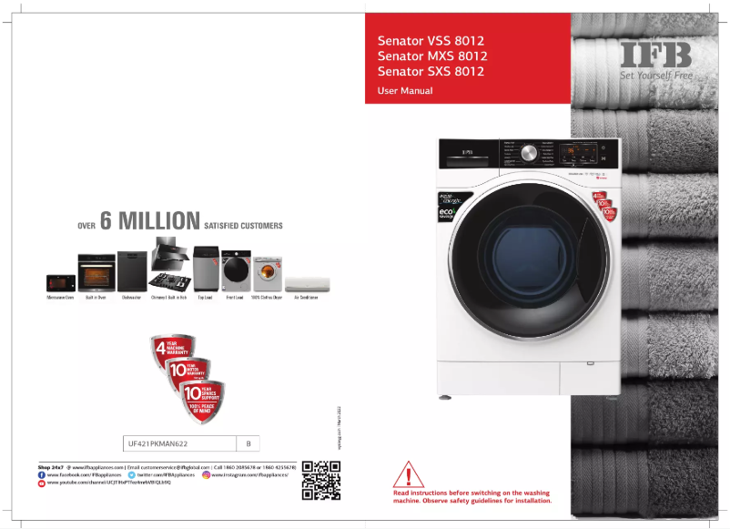 Imagen de la primera página del manual del dispositivo Senator VSS 8012