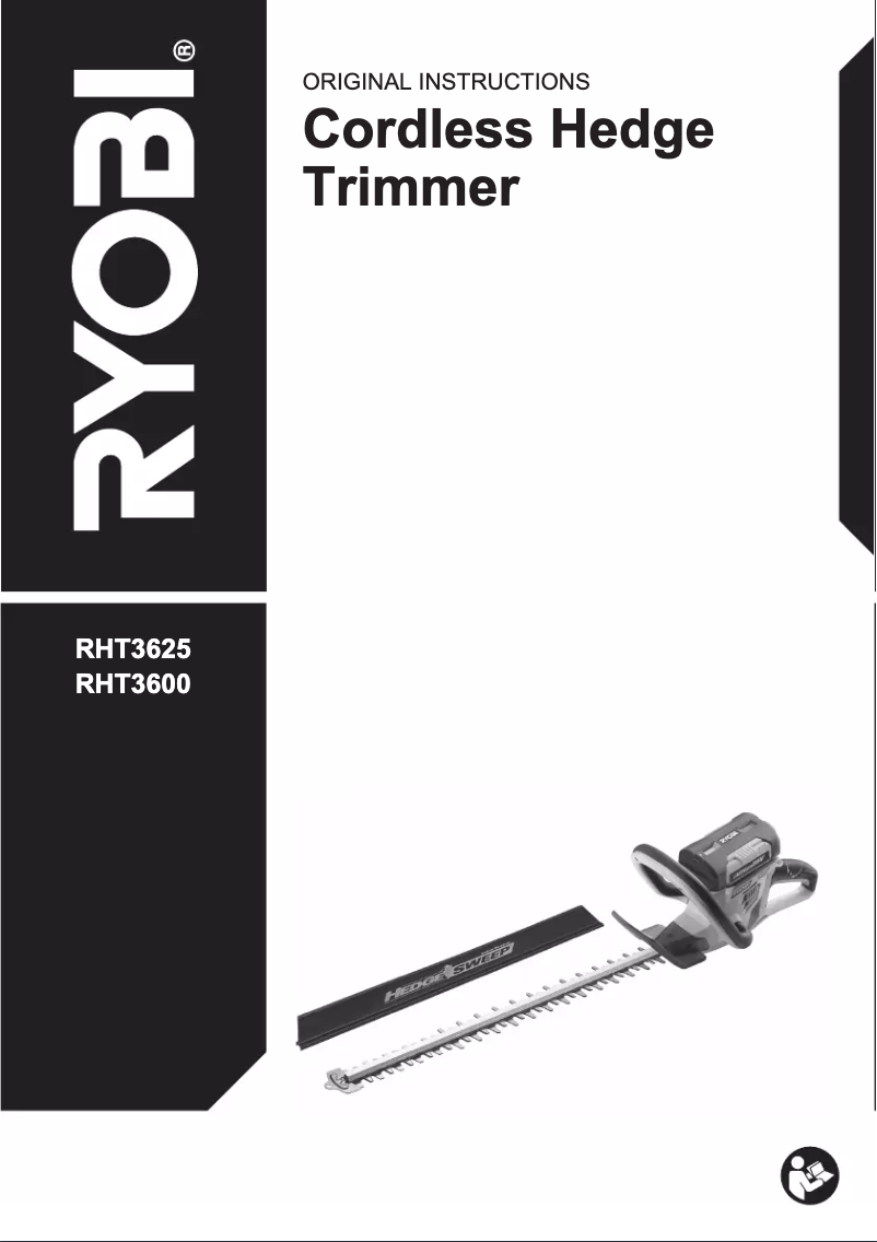 Página nº 1 - Manual de usuario RYOBI RHT3600