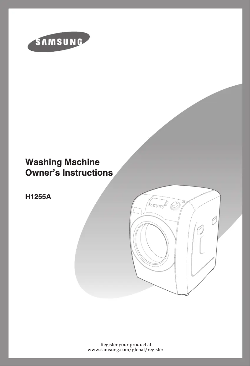 Imagen de la primera página del manual del dispositivo H1255A