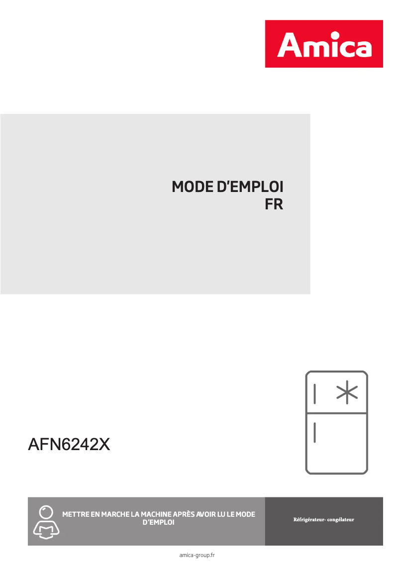 Imagen de la primera página del manual del dispositivo AFN6242X