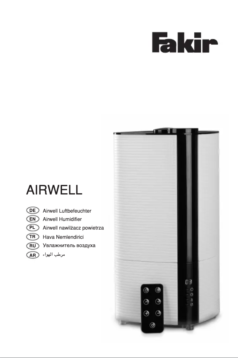 Imagen de la primera página del manual del dispositivo Airwell