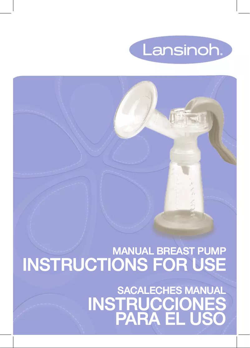 Página 1 del manual Manual de usuario Lansinoh Comfort Express