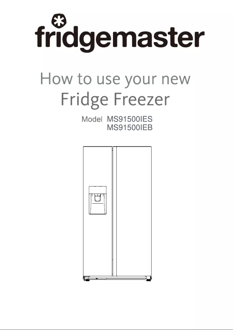 Página nº 1 - Manual de usuario Fridgemaster MS91500IEB