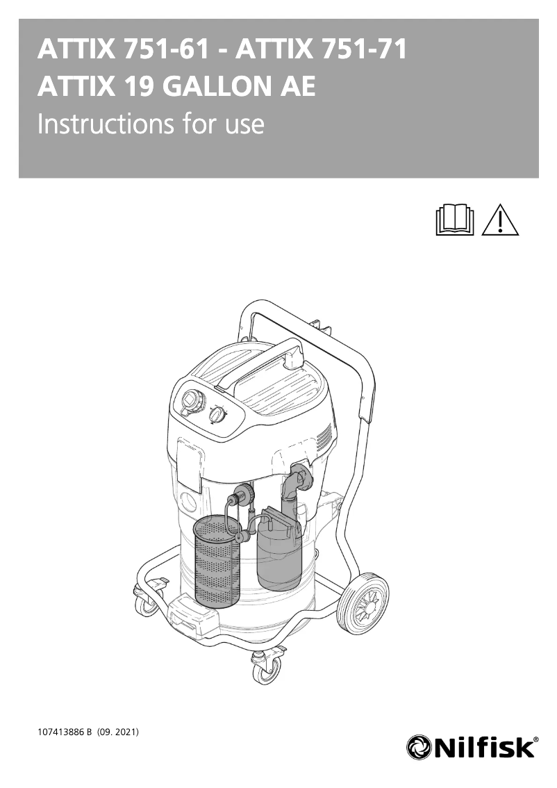 Imagen de la primera página del manual del dispositivo ATTIX 751-61