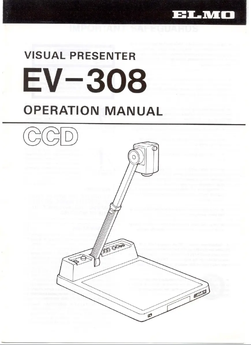 Página 1 del manual Manual de usuario Elmo EV-308