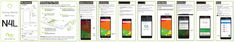 Página 1 del manual Manual de usuario NUU Mobile N4L