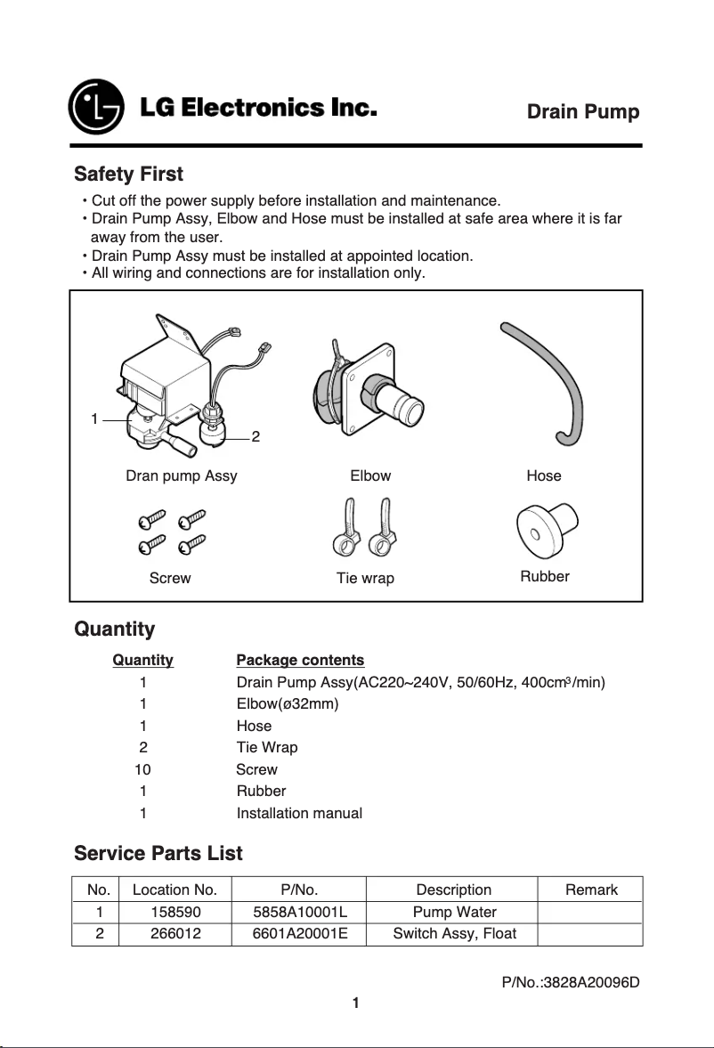 Página 1 del manual Manual de usuario LG ABDPE