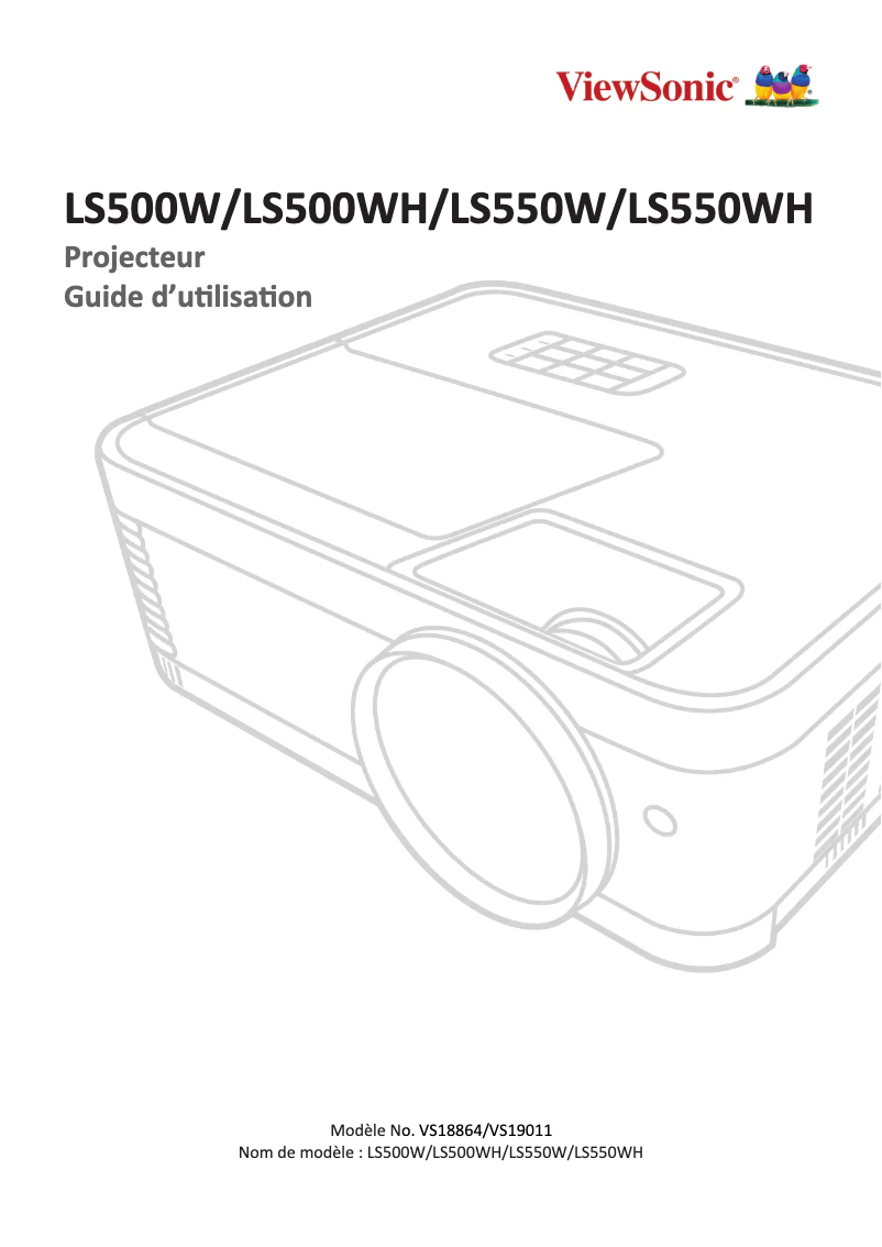 Página 1 del manual Manual de usuario Viewsonic LS550WH