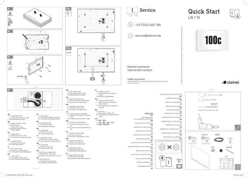 Imagen de la primera página del manual del dispositivo LN 1 N