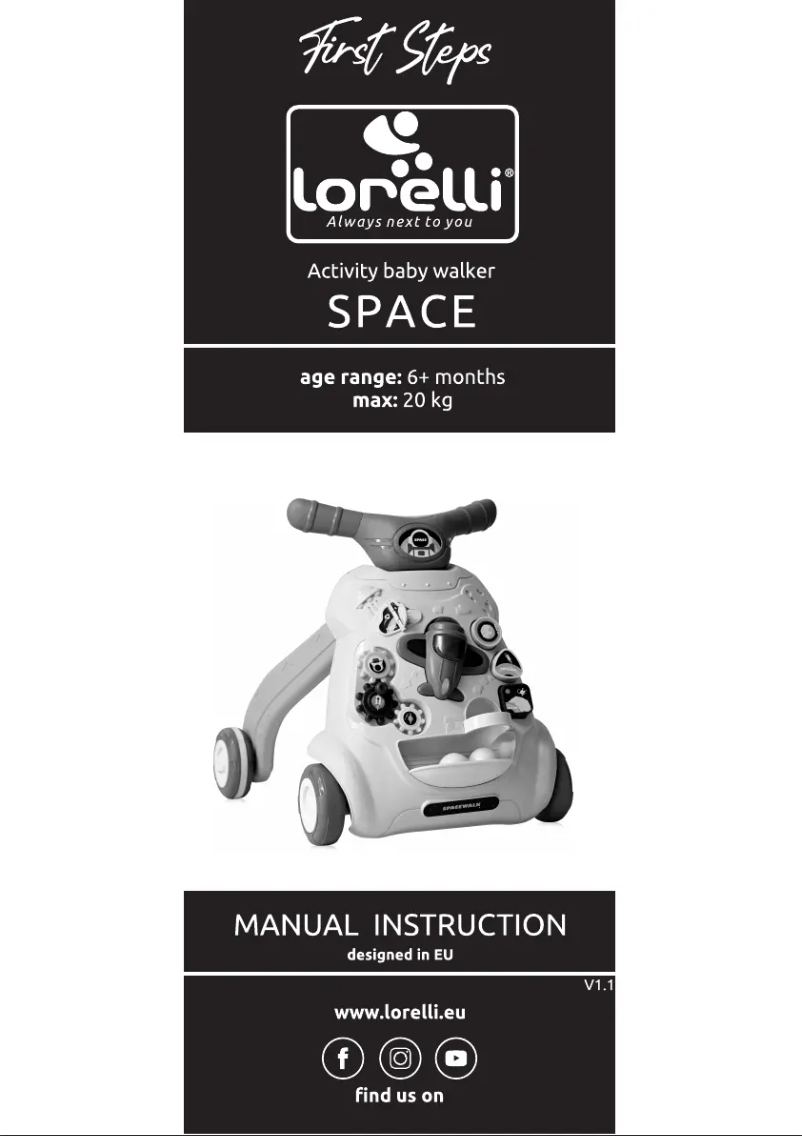 Página 1 del manual Manual de usuario Lorelli Space