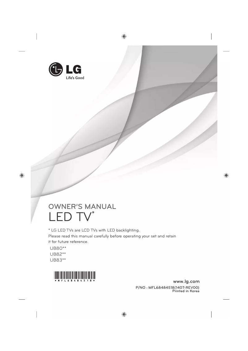 Página nº 1 - Manual de usuario LG 40UB800V