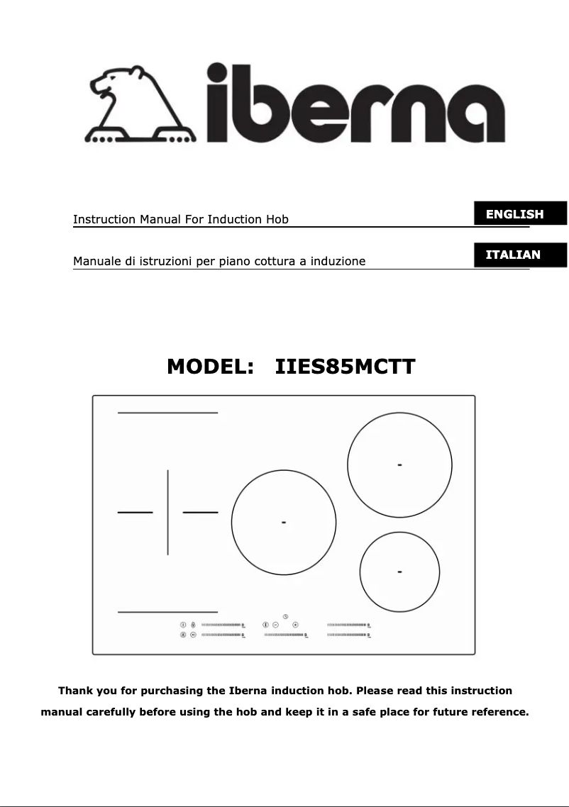 Página 1 del manual Manual de usuario Iberna IIES85MCTT