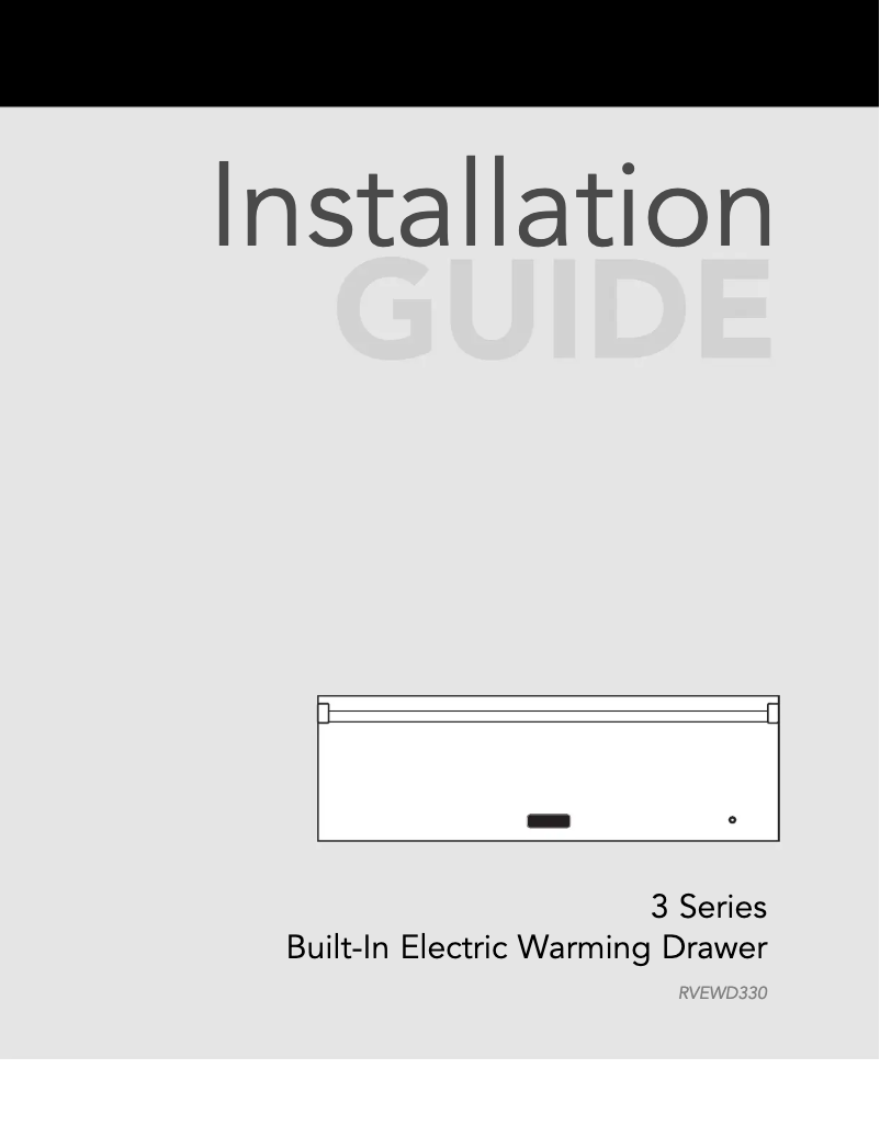 Imagen de la primera página del manual del dispositivo RVER33015BVC