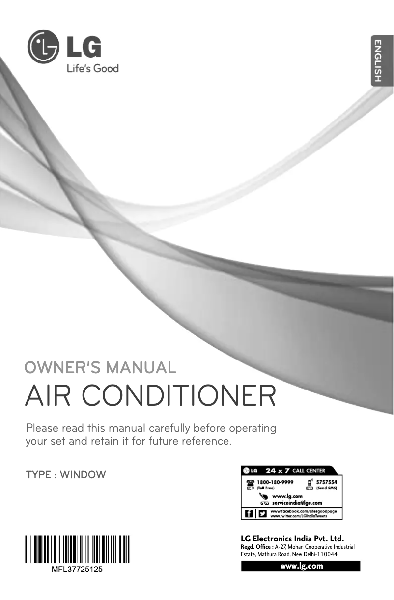 Imagen de la primera página del manual del dispositivo LWA2CR2F1