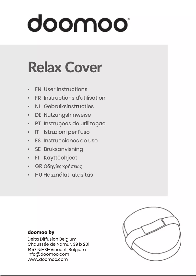 Página 1 del manual Manual de usuario Doomoo Relax Cover