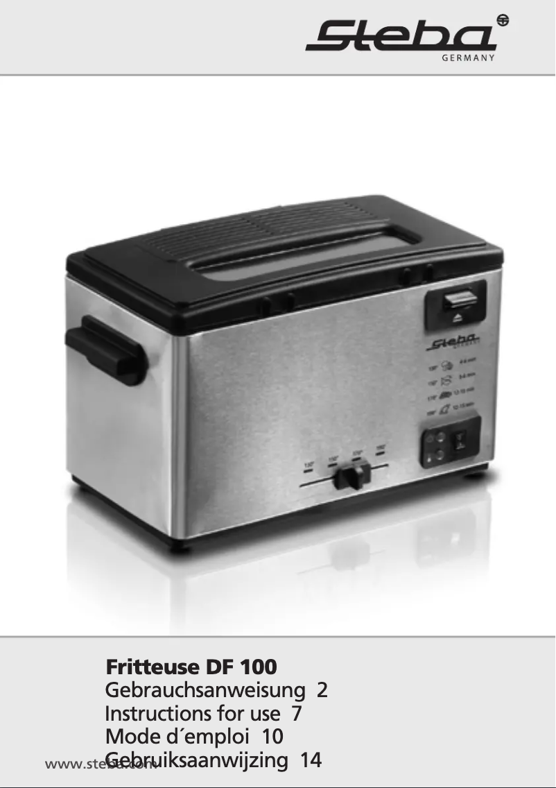 Página 1 del manual Manual de usuario Steba DF 100