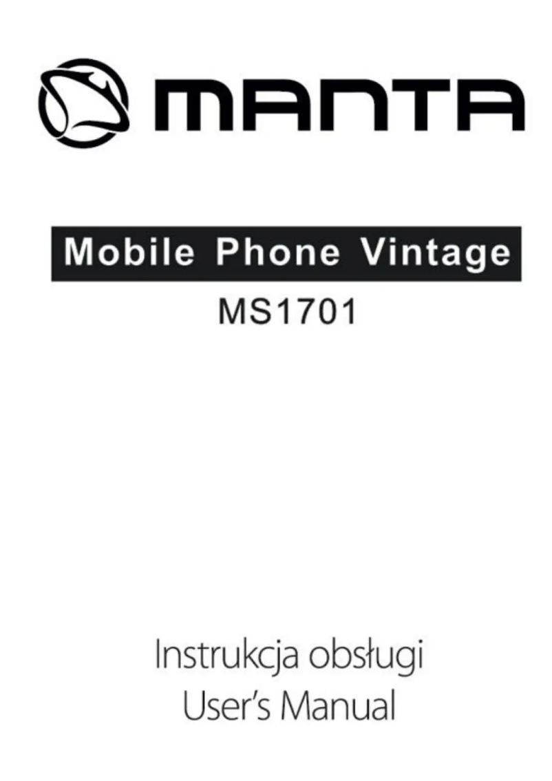 Página 1 del manual Manual de usuario Manta Vintage MS1701