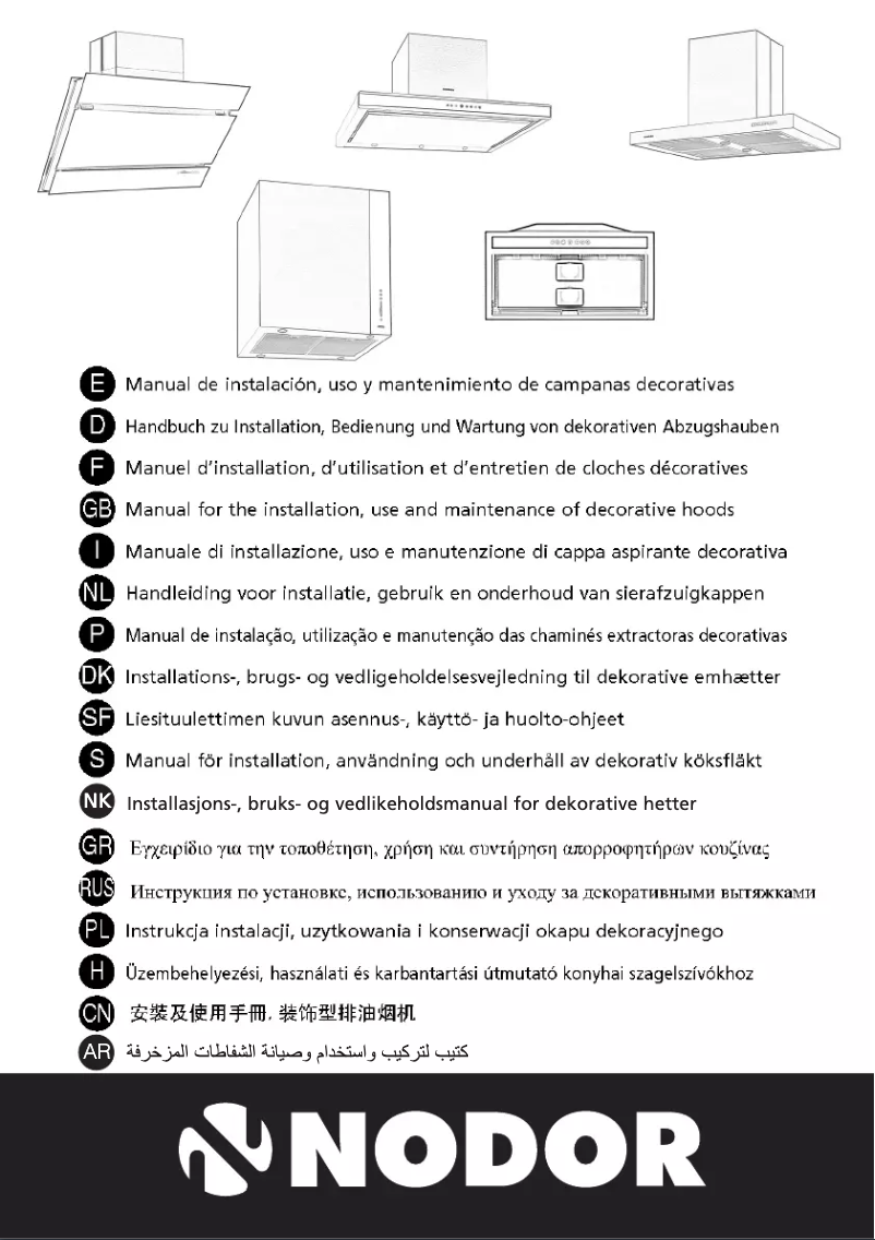 Página 1 del manual Manual de instrucciones Nodor Orion 1200