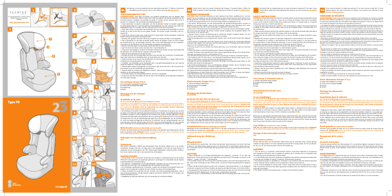 Página 1 del manual Manual de usuario Nania Befix First
