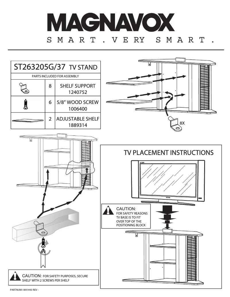 Imagen de la primera página del manual del dispositivo ST263205G