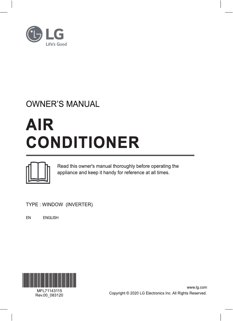 Imagen de la primera página del manual del dispositivo LA100EC