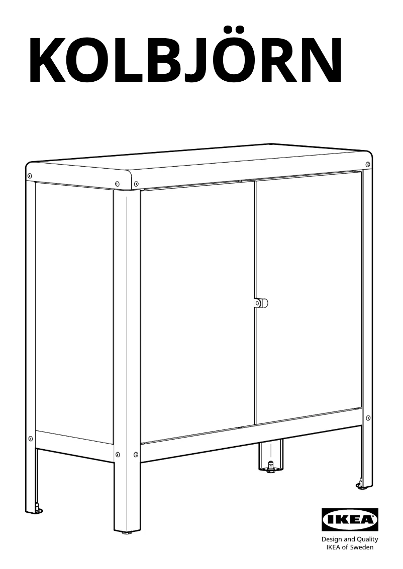 Imagen de la primera página del manual del dispositivo KOLBJÖRN 705.207.47