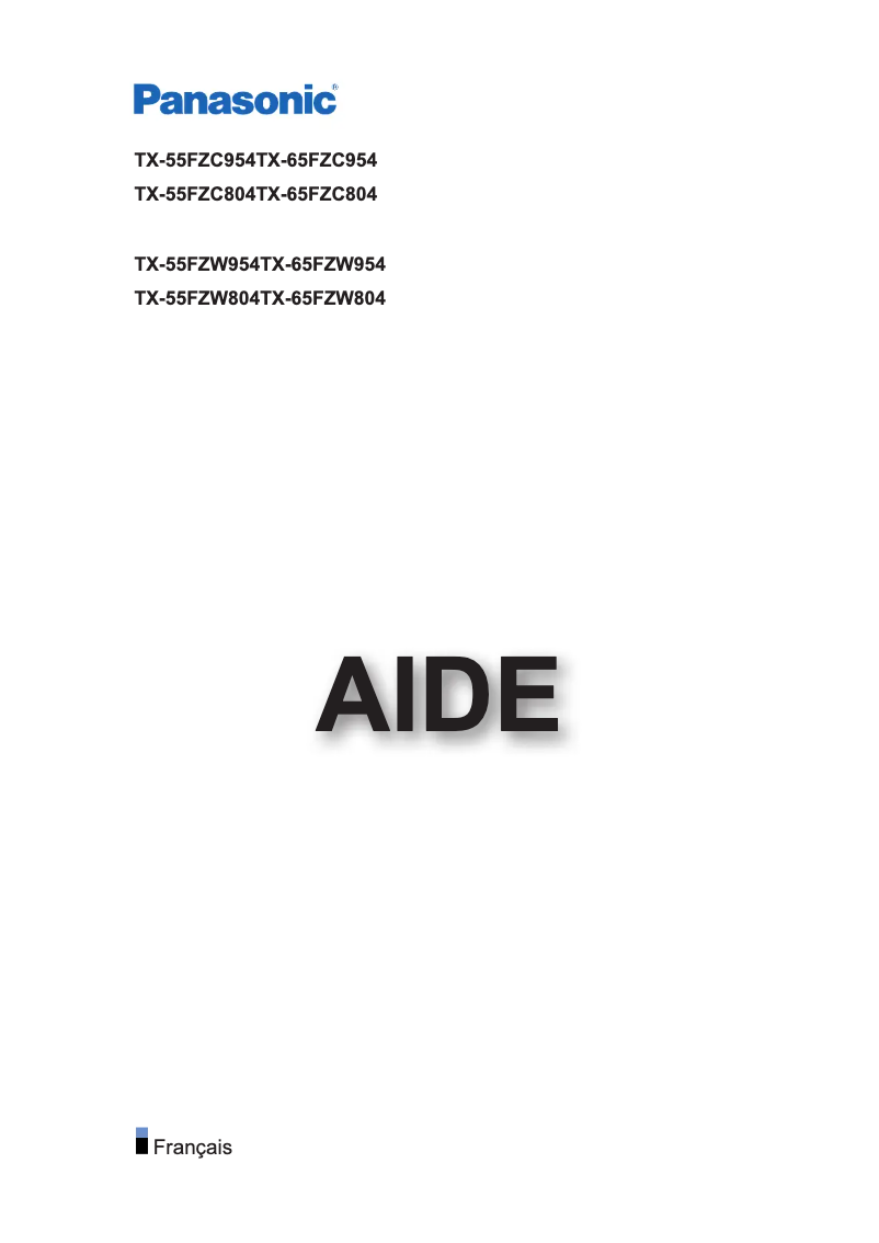 Página nº 1 - Manual de usuario Panasonic TX-65FZC804
