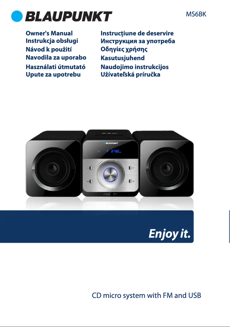 Página 1 del manual Manual de usuario Blaupunkt MS6BK
