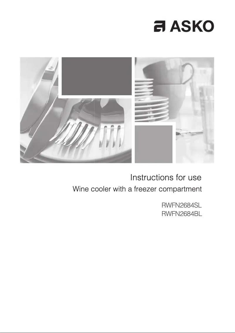 Imagen de la primera página del manual del dispositivo RWFN2684BL