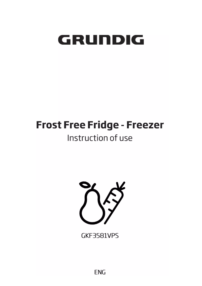 Imagen de la primera página del manual del dispositivo GKF3581VPS