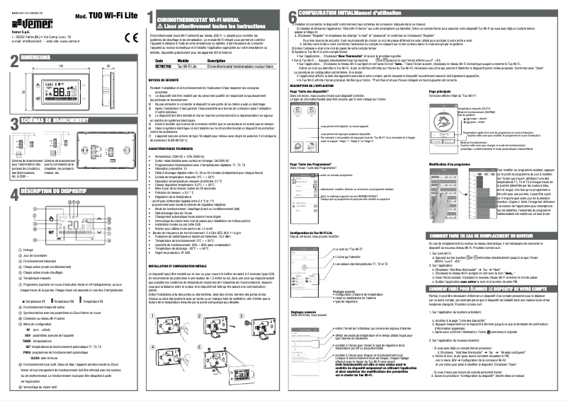 Imagen de la primera página del manual del dispositivo Tuo Wi-Fi Lite