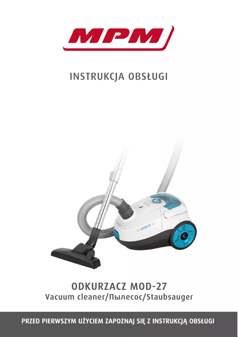 Imagen de la primera página del manual del dispositivo MOD-27