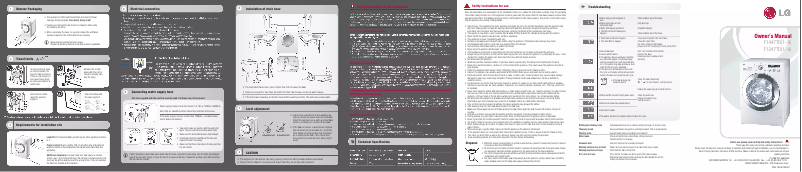 Imagen de la primera página del manual del dispositivo F1247TD5