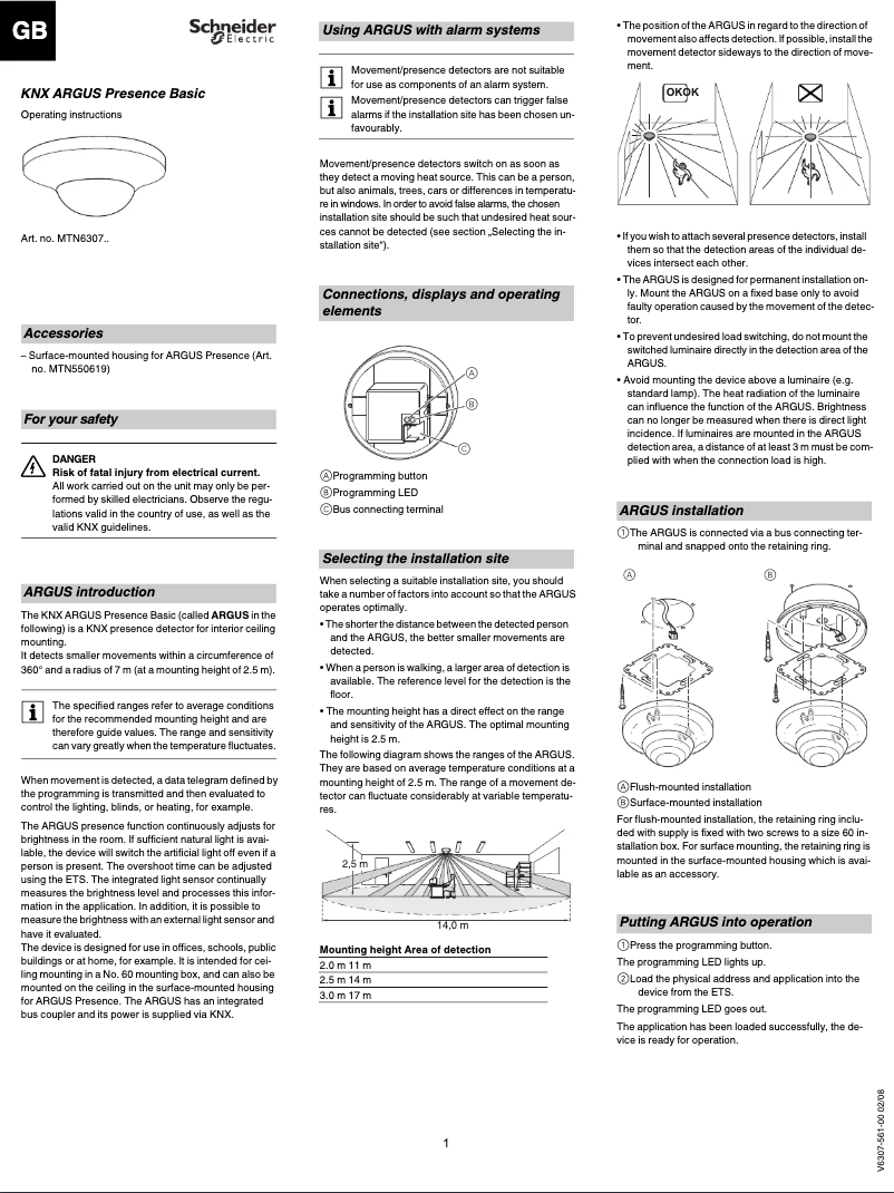 Imagen de la primera página del manual del dispositivo MTN630719