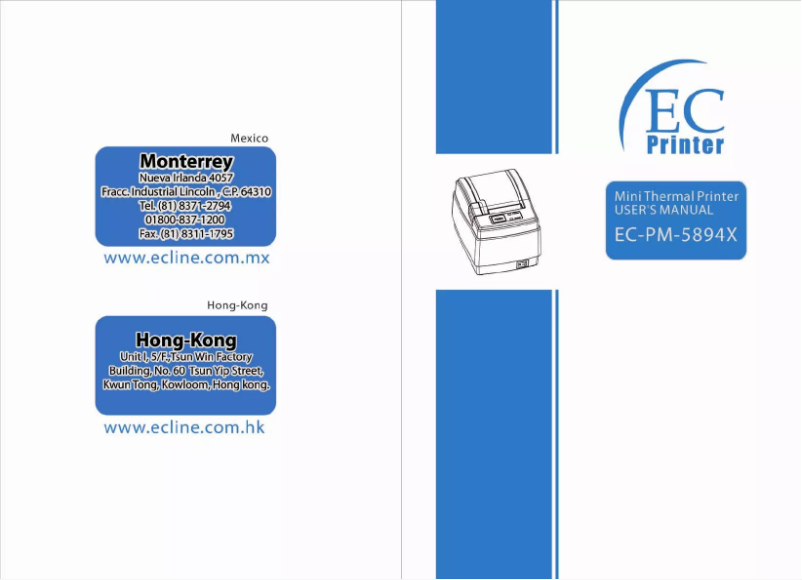 Página nº 1 - Manual de usuario EC Line EC-PM-5895x
