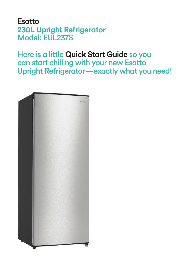 Imagen de la primera página del manual del dispositivo EUL237S