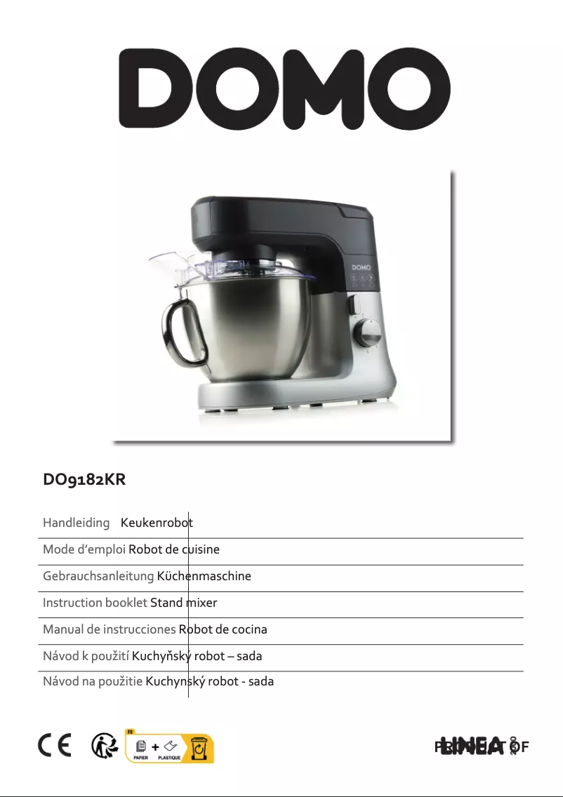 Imagen de la primera página del manual del dispositivo DO9182KR