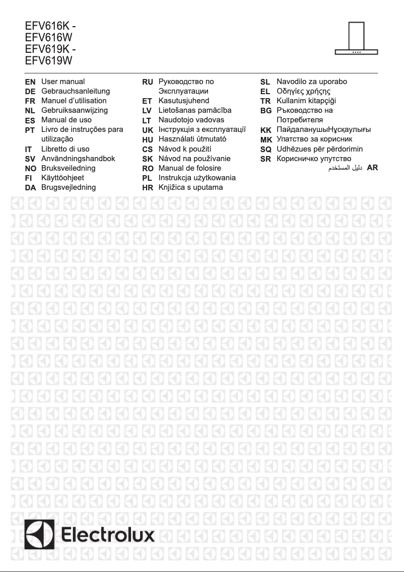 Imagen de la primera página del manual del dispositivo EFV619K