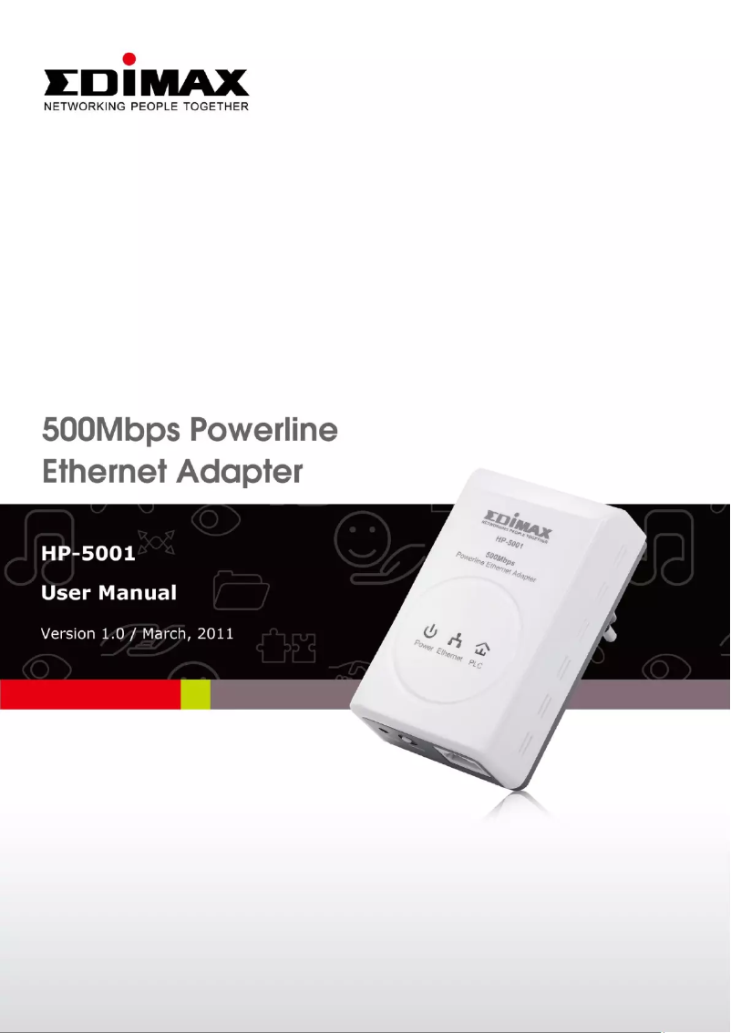 Imagen de la primera página del manual del dispositivo HP-5001